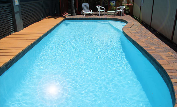 Relax in our guest swimming pool at Annerley Motor Inn